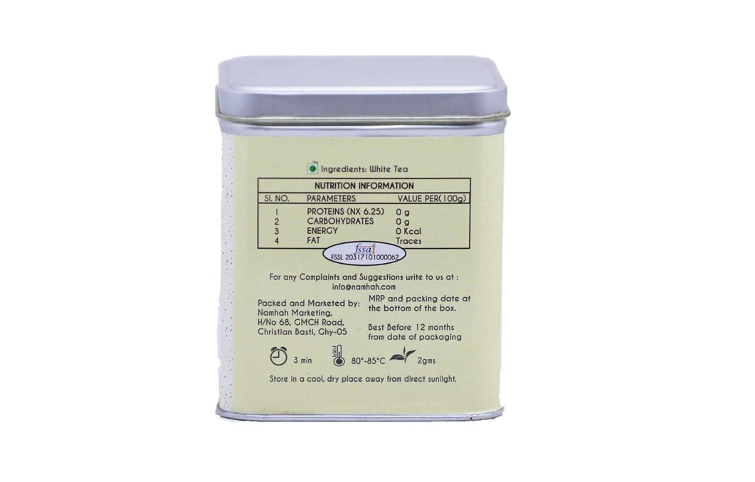 Namhah White Tea    Container  50 grams